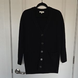 Madewell Black Button-Up Cardigan